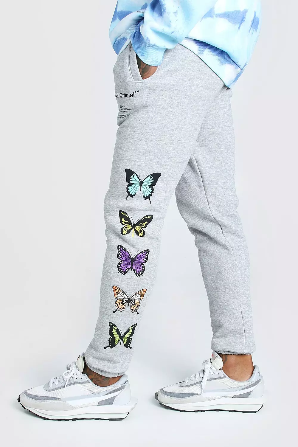 Grey 2025 butterfly joggers